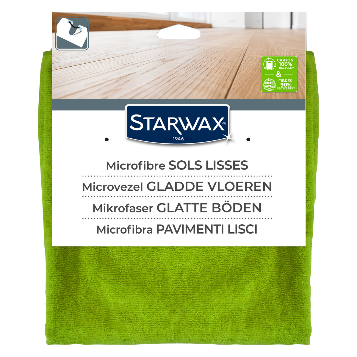 Les produits   Hygiène sol et surface - Serpillière microfibre  désincrustantetous types de sol